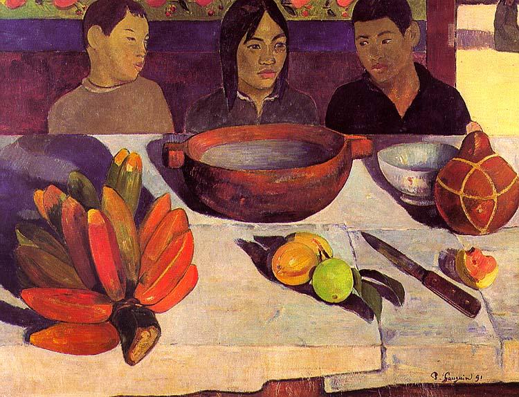 Paul Gauguin The Meal Sweden oil painting art